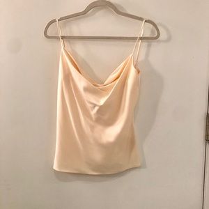 Silk Cowl Neck & Back LPA Blouse